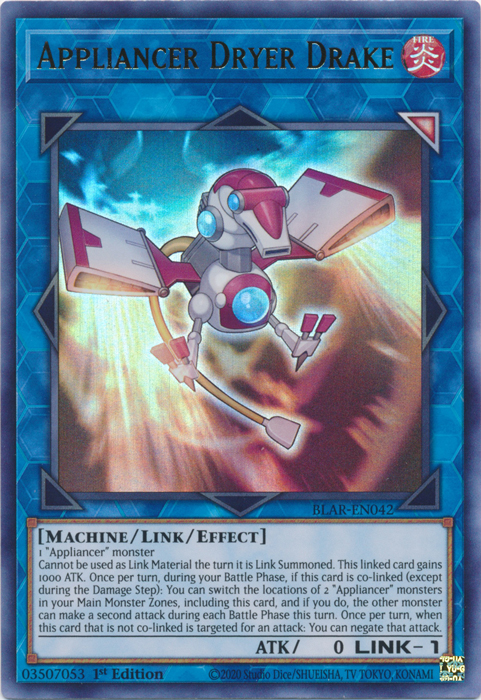 Appliancer Dryer Drake [BLAR-EN042] Ultra Rare | Jomio and Rueliete's Cards and Comics