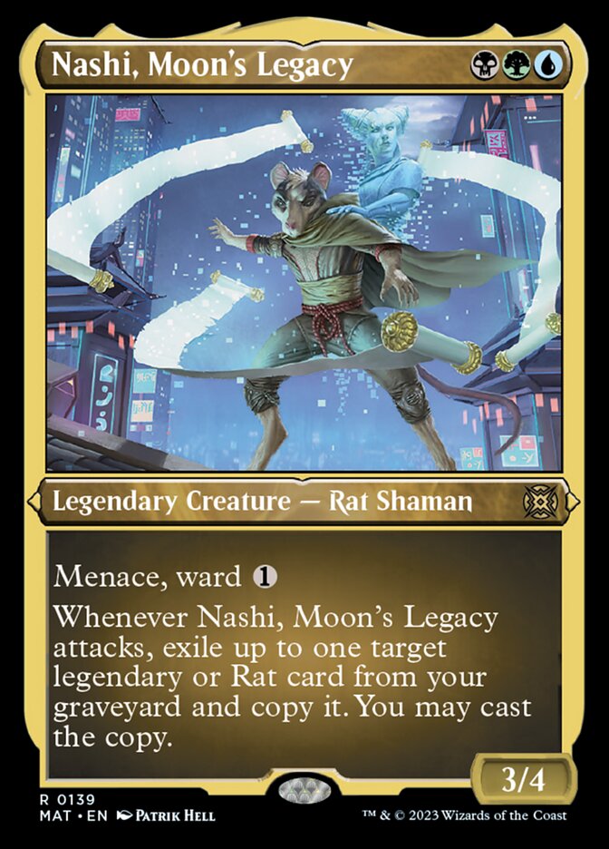 Nashi, Moon's Legacy (Foil Etched) [March of the Machine: The Aftermath] | Jomio and Rueliete's Cards and Comics
