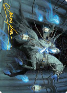 Patrician Geist Art Card (Gold-Stamped Signature) [Innistrad: Midnight Hunt Art Series] | Jomio and Rueliete's Cards and Comics