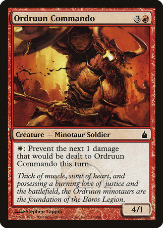 Ordruun Commando [Ravnica: City of Guilds] | Jomio and Rueliete's Cards and Comics