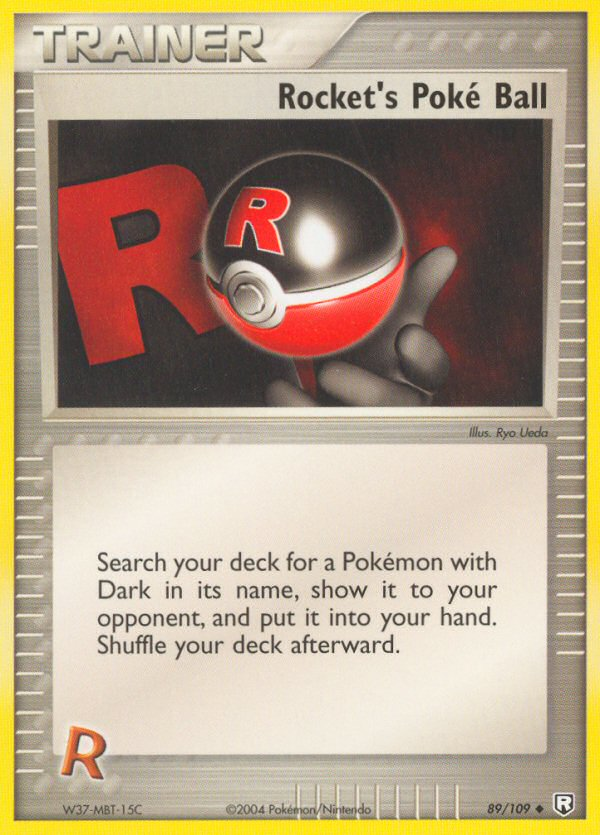 Rocket's Poke Ball (89/109) [EX: Team Rocket Returns] | Jomio and Rueliete's Cards and Comics