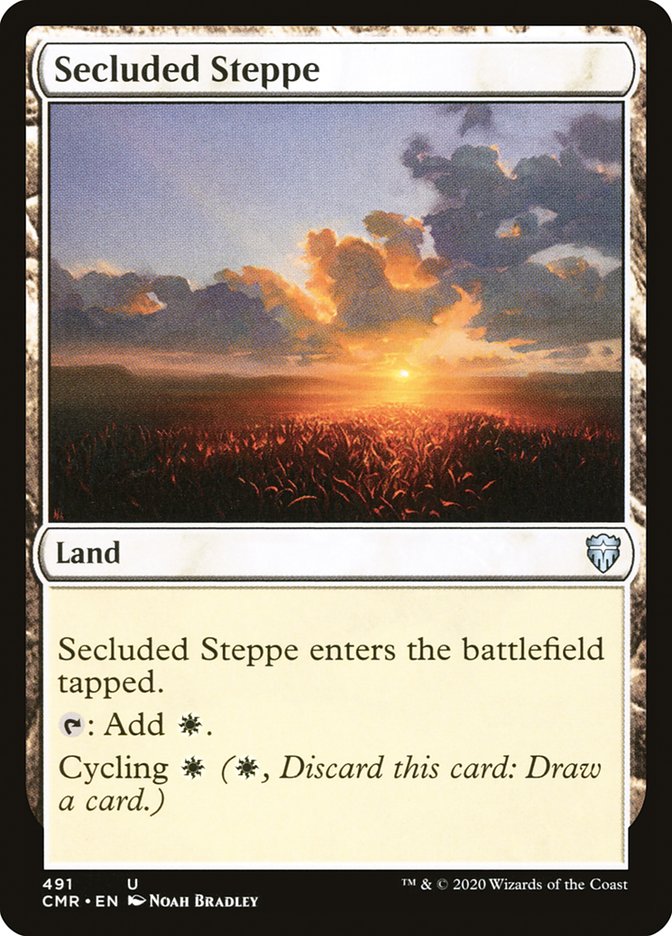 Secluded Steppe [Commander Legends] | Jomio and Rueliete's Cards and Comics