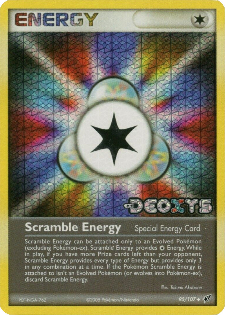 Scramble Energy (95/107) (Stamped) [EX: Deoxys] | Jomio and Rueliete's Cards and Comics