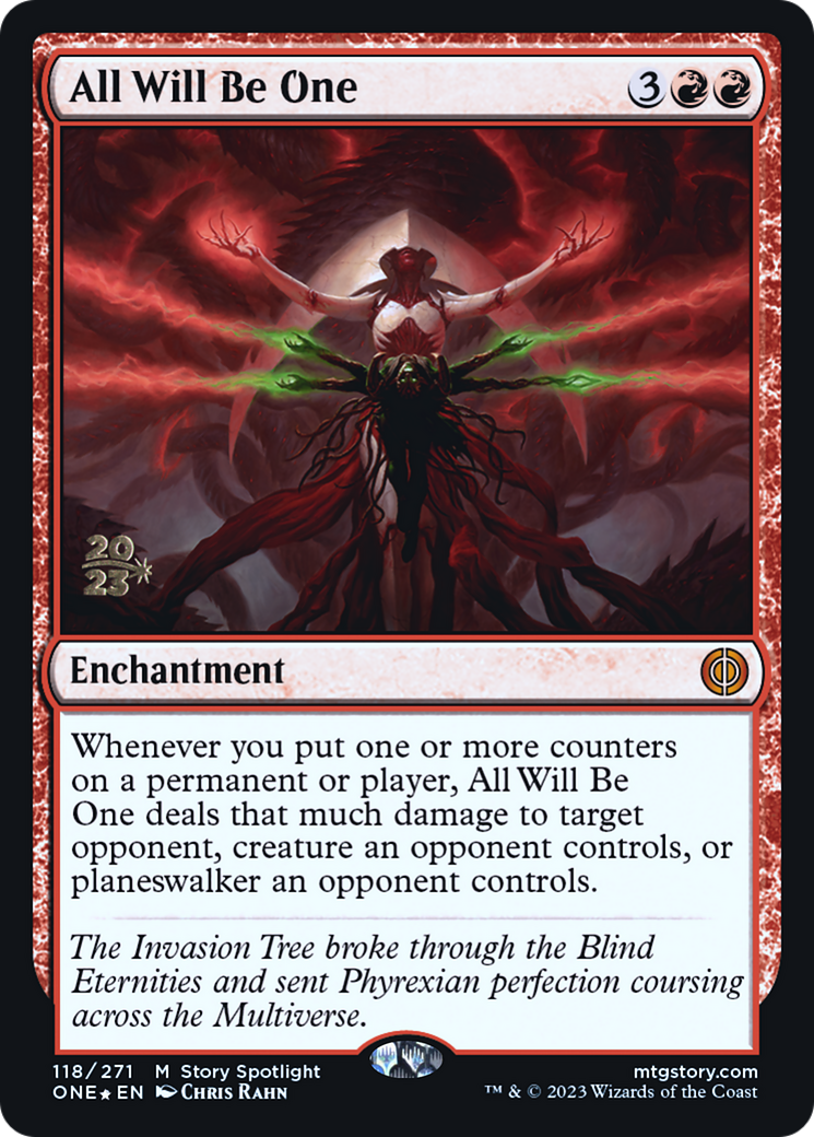 All Will Be One [Phyrexia: All Will Be One Prerelease Promos] | Jomio and Rueliete's Cards and Comics