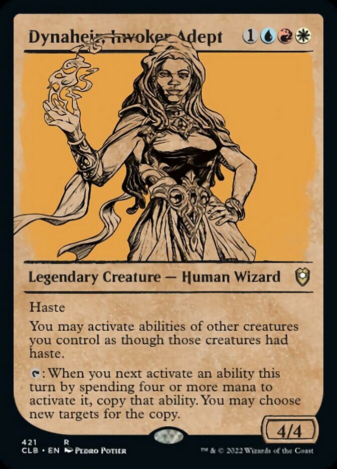 Dynaheir, Invoker Adept (Showcase) [Commander Legends: Battle for Baldur's Gate] | Jomio and Rueliete's Cards and Comics