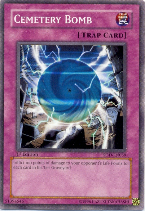 Cemetery Bomb [SOD-EN059] Common | Jomio and Rueliete's Cards and Comics