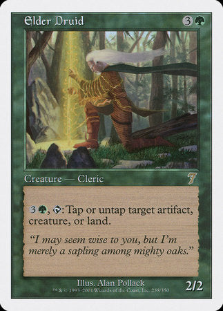Elder Druid [Seventh Edition] | Jomio and Rueliete's Cards and Comics