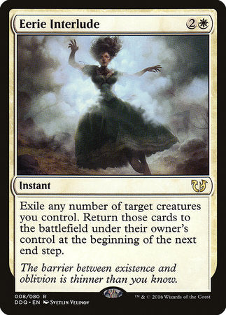 Eerie Interlude [Duel Decks: Blessed vs. Cursed] | Jomio and Rueliete's Cards and Comics
