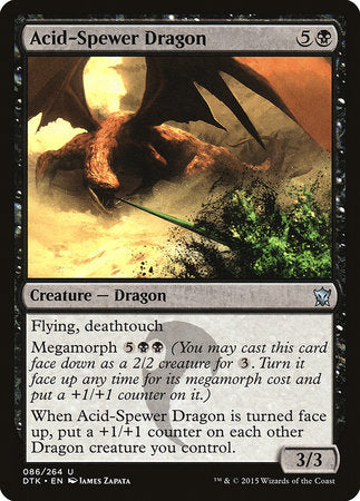 Acid-Spewer Dragon [Dragons of Tarkir] | Jomio and Rueliete's Cards and Comics