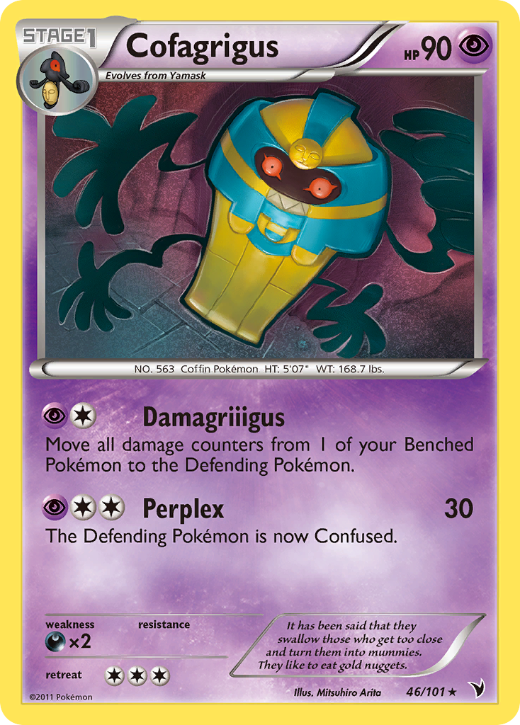 Cofagrigus (46/101) [Black & White: Noble Victories] | Jomio and Rueliete's Cards and Comics