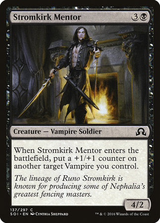 Stromkirk Mentor [Shadows over Innistrad] | Jomio and Rueliete's Cards and Comics