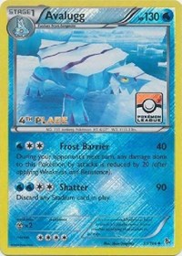 Avalugg (31/106) (League Promo 4th Place) [XY: Flashfire] | Jomio and Rueliete's Cards and Comics