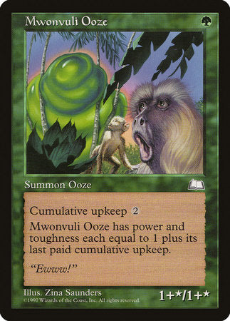 Mwonvuli Ooze [Weatherlight] | Jomio and Rueliete's Cards and Comics