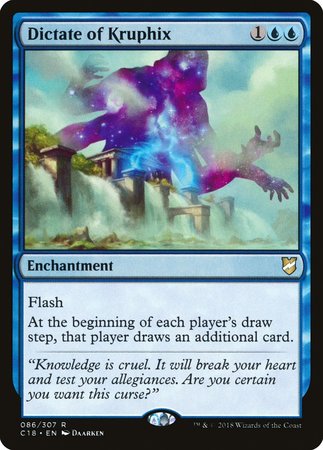 Dictate of Kruphix [Commander 2018] | Jomio and Rueliete's Cards and Comics