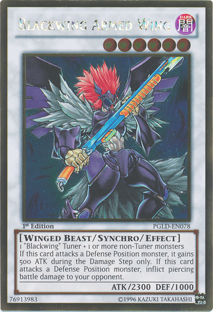 Blackwing Armed Wing [PGLD-EN078] Gold Rare | Jomio and Rueliete's Cards and Comics
