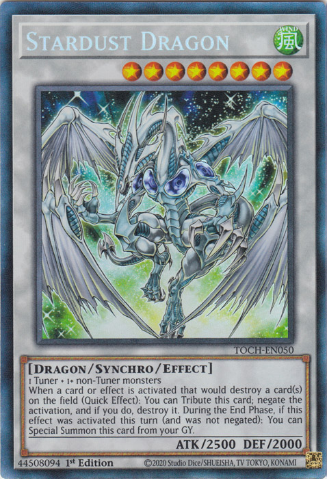Stardust Dragon (CR) [TOCH-EN050] Collector's Rare | Jomio and Rueliete's Cards and Comics