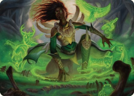Fauna Shaman Art Card [The Brothers' War Art Series] | Jomio and Rueliete's Cards and Comics