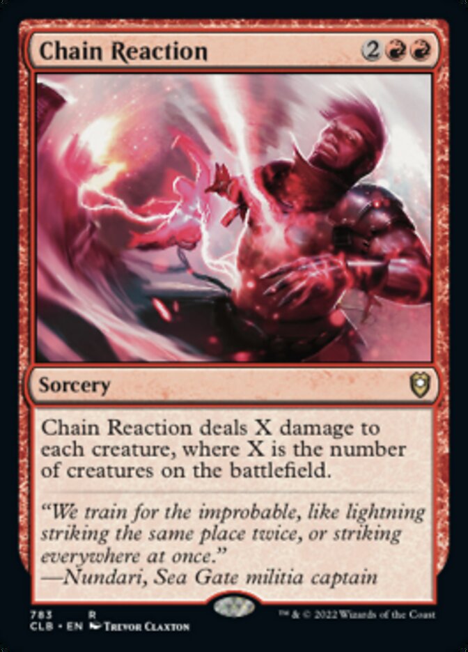 Chain Reaction [Commander Legends: Battle for Baldur's Gate] | Jomio and Rueliete's Cards and Comics