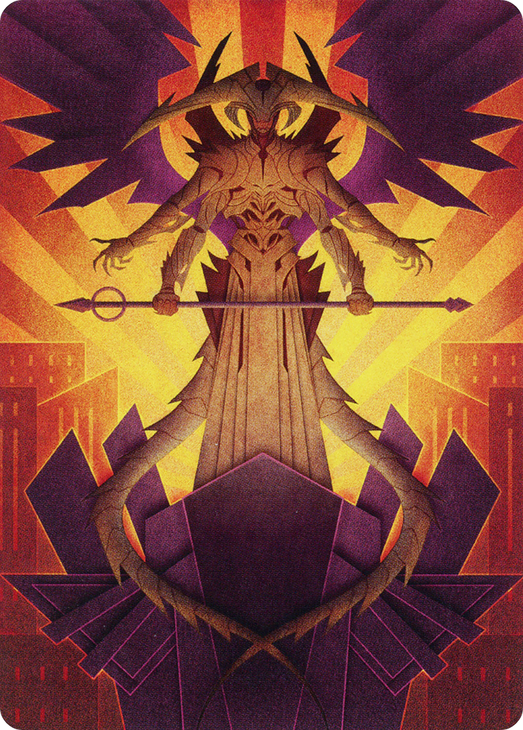 Atraxa, Praetors' Voice Art Card [March of the Machine Art Series] | Jomio and Rueliete's Cards and Comics