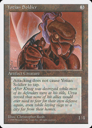 Yotian Soldier [Fourth Edition] | Jomio and Rueliete's Cards and Comics