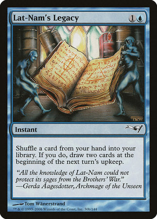 Lat-Nam's Legacy [Coldsnap Theme Decks] | Jomio and Rueliete's Cards and Comics