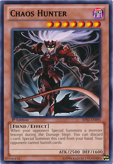 Chaos Hunter [BP02-EN095] Mosaic Rare | Jomio and Rueliete's Cards and Comics
