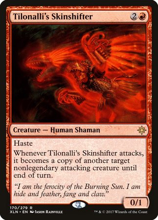 Tilonalli's Skinshifter [Ixalan] | Jomio and Rueliete's Cards and Comics