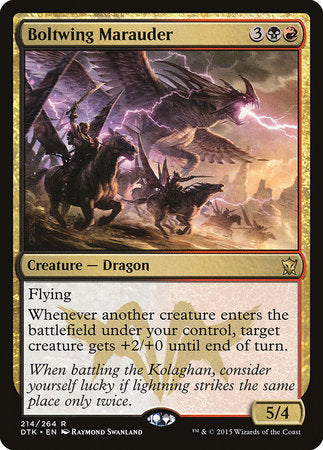 Boltwing Marauder [Dragons of Tarkir] | Jomio and Rueliete's Cards and Comics