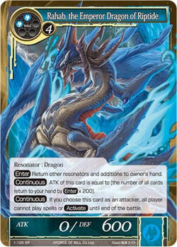Rahab, the Emperor Dragon of Riptide (1-125) [The Dawn of Valhalla] | Jomio and Rueliete's Cards and Comics