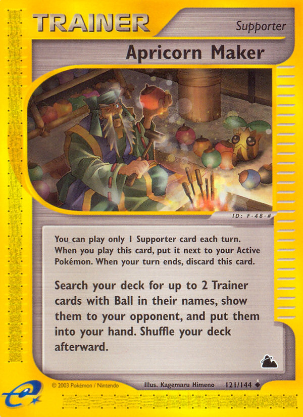 Apricorn Maker (121/144) [Skyridge] | Jomio and Rueliete's Cards and Comics