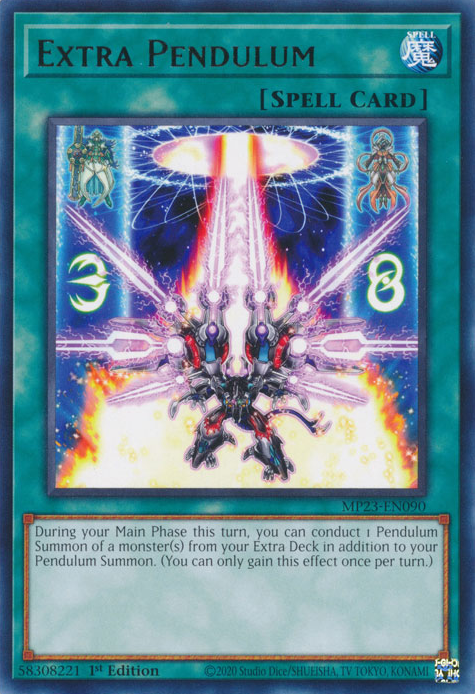 Extra Pendulum [MP23-EN090] Rare | Jomio and Rueliete's Cards and Comics