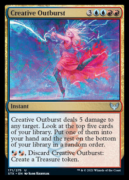 Creative Outburst [Strixhaven: School of Mages] | Jomio and Rueliete's Cards and Comics