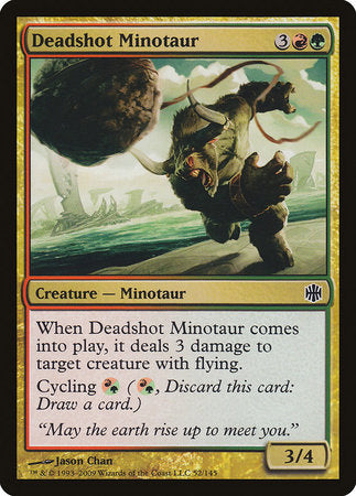 Deadshot Minotaur [Alara Reborn] | Jomio and Rueliete's Cards and Comics