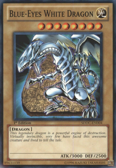 Blue-Eyes White Dragon [SDDC-EN004] Common | Jomio and Rueliete's Cards and Comics