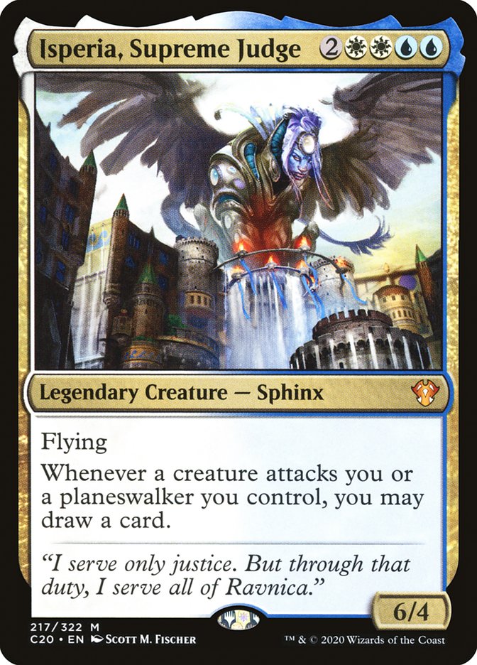 Isperia, Supreme Judge [Commander 2020] | Jomio and Rueliete's Cards and Comics