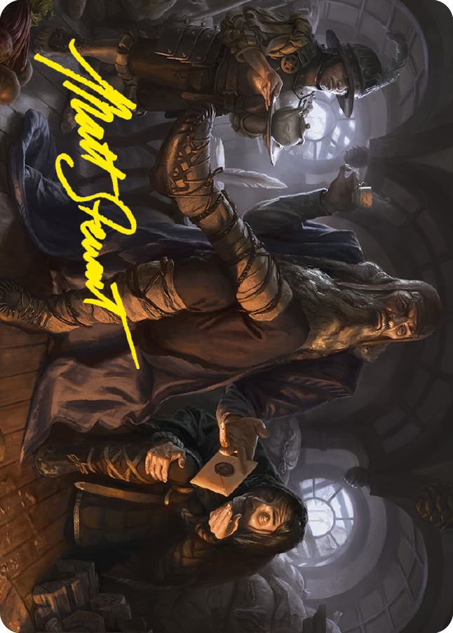 Sharkey, Tyrant of the Shire Art Card (Gold-Stamped Signature) [The Lord of the Rings: Tales of Middle-earth Art Series] | Jomio and Rueliete's Cards and Comics