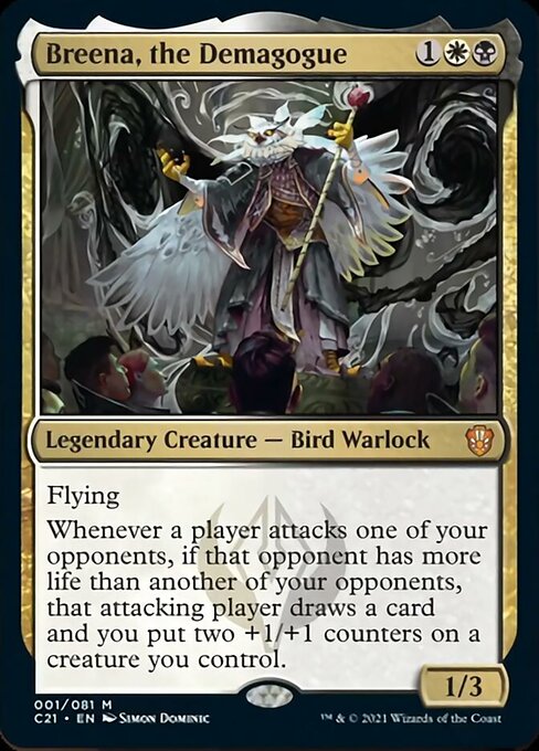 Breena, the Demagogue [Commander 2021] | Jomio and Rueliete's Cards and Comics