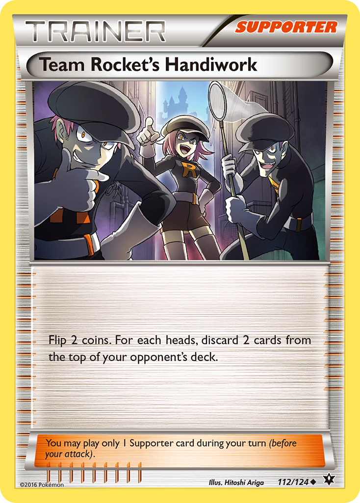 Team Rocket's Handiwork (112/124) [XY: Fates Collide] | Jomio and Rueliete's Cards and Comics