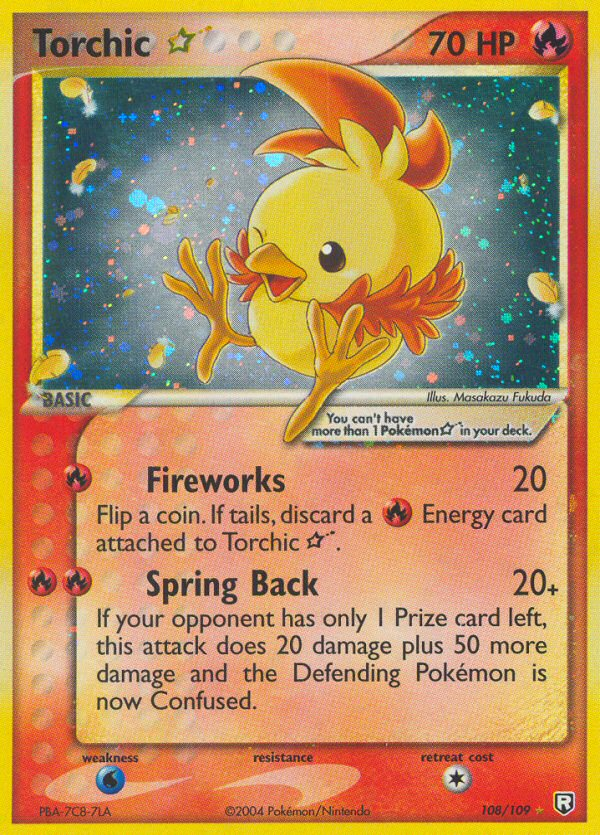 Torchic Star (108/109) [EX: Team Rocket Returns] | Jomio and Rueliete's Cards and Comics