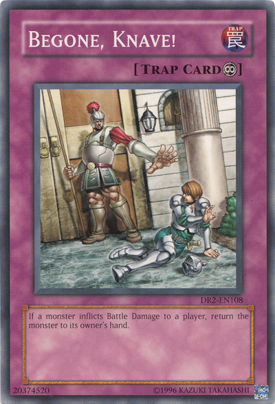 Begone, Knave! [DR2-EN108] Common | Jomio and Rueliete's Cards and Comics