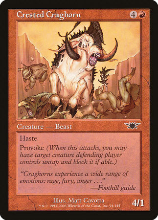 Crested Craghorn [Legions] | Jomio and Rueliete's Cards and Comics