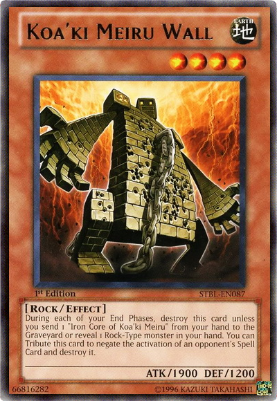 Koa'ki Meiru Wall [STBL-EN087] Rare | Jomio and Rueliete's Cards and Comics