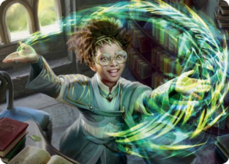 Eureka Moment Art Card [Strixhaven: School of Mages Art Series] | Jomio and Rueliete's Cards and Comics