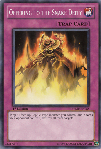 Offering to the Snake Deity [RYMP-EN085] Common | Jomio and Rueliete's Cards and Comics