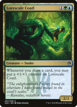 Lorescale Coatl [Masters 25] | Jomio and Rueliete's Cards and Comics
