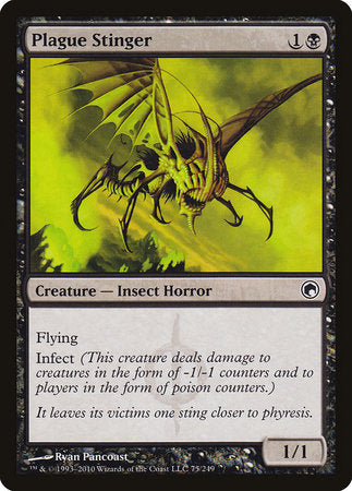 Plague Stinger [Scars of Mirrodin] | Jomio and Rueliete's Cards and Comics