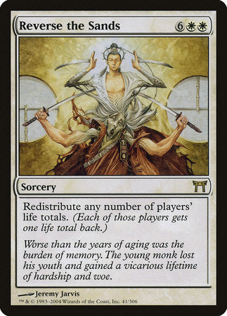 Reverse the Sands [Champions of Kamigawa] | Jomio and Rueliete's Cards and Comics
