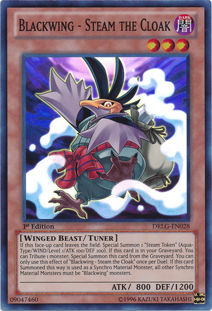 Blackwing - Steam the Cloak [DRLG-EN028] Super Rare | Jomio and Rueliete's Cards and Comics