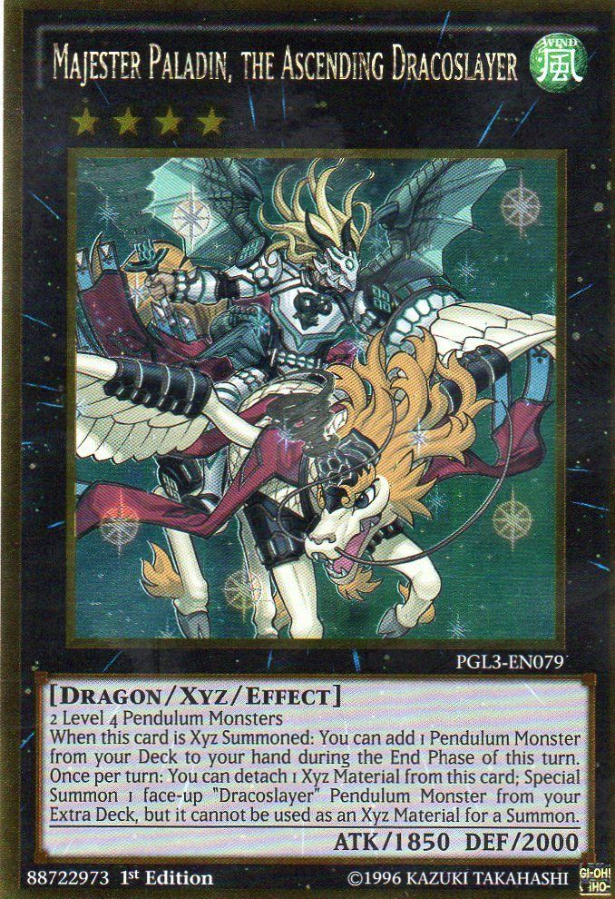 Majester Paladin, the Ascending Dracoslayer [PGL3-EN079] Gold Rare | Jomio and Rueliete's Cards and Comics