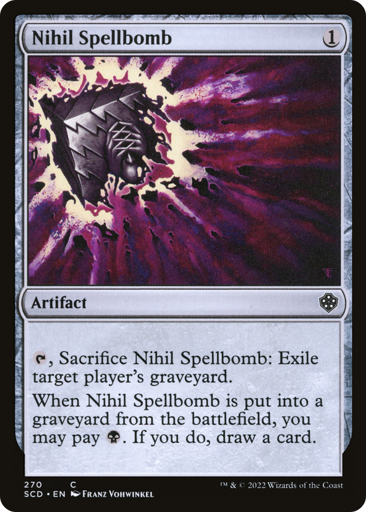Nihil Spellbomb [Starter Commander Decks] | Jomio and Rueliete's Cards and Comics